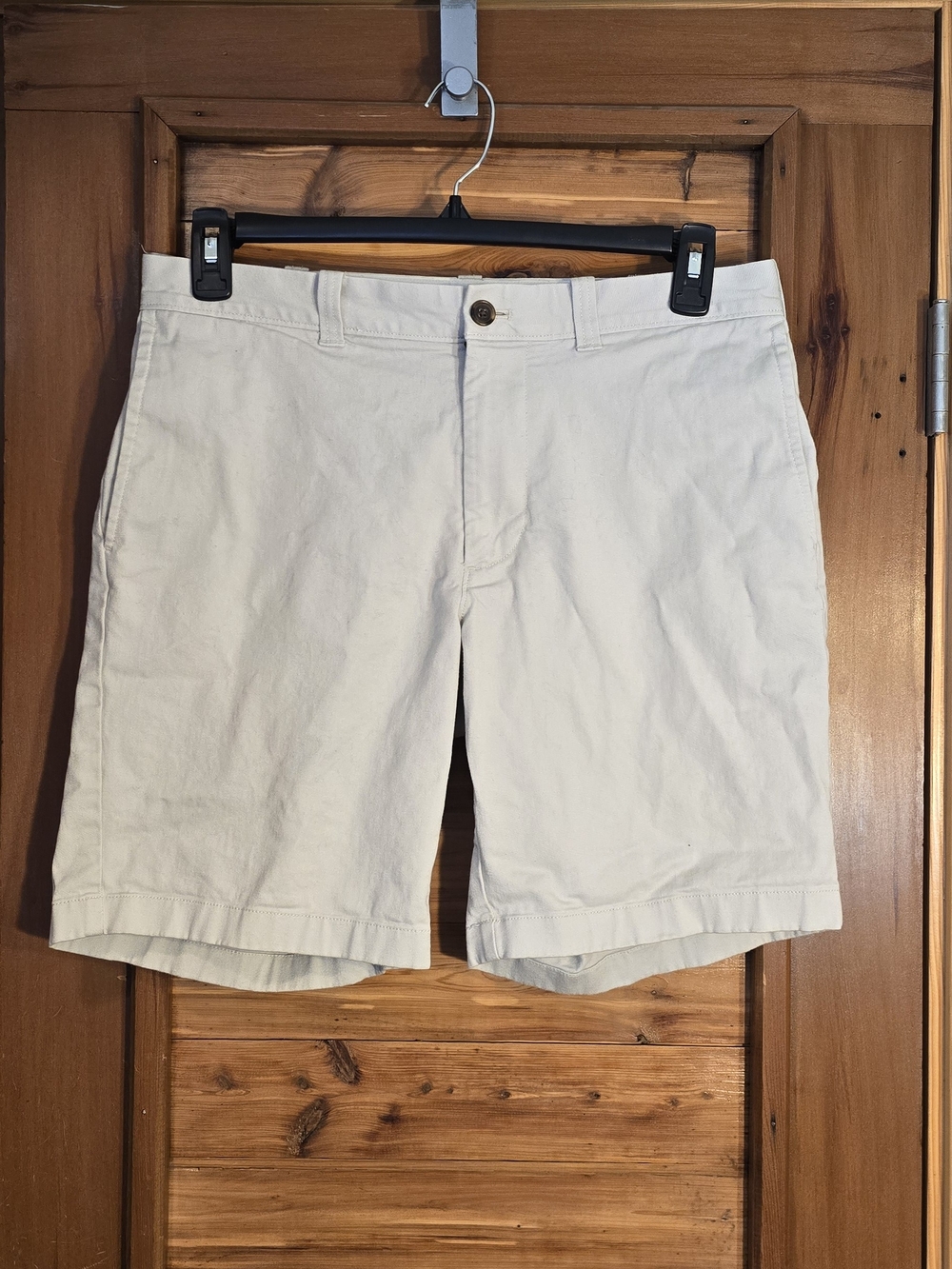 J. Crew Men's Cream Chino Shorts